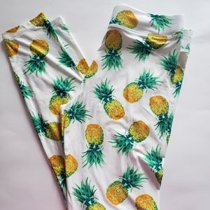 Pineapple Fruit Leggings Medium